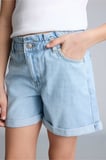 DeFacto Paperbag Jean Şort Kız Çocuk B8113A826SMNM63