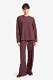 Relax Fit Bisiklet Yaka Sweatshirt