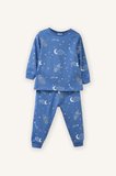 Yıldız Desenli Uzun Kollu 2'li Pijama Takımı Erkek Bebek