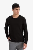 DeFacto Slım Fıt Bisiklet Yaka Sweatshirt G2605AX25AUBK81