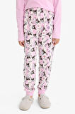 Kız Çocuk Kuromi Pijama Takımı Uzun Kollu Üst Uzun Alt