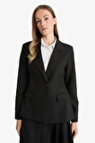 Regular Fit Ceket Yaka Blazer Ceket