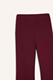 DeFactoFit Flare Fit Toprlayıcı Yüksek Bel İspanyol Paça Standart Boy Ribana Sporcu Pantolon