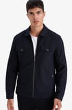 DeFacto Slim Fit Astarlı Fermuarlı Cepli Mevsimlik Mont D7533AX26SPNV106