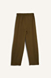 Barrel Fit Düz Paça Pantolon