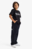 Erkek Çocuk Loose Fit Standart Paça Gabardin Pantolon