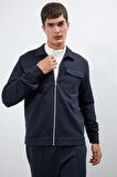 Regular Fit Polo Yaka Gömlek Ceket