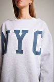 Kayık Yaka Sweatshirt