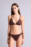 Regular Fıt Bürümcük Bikini Üstü