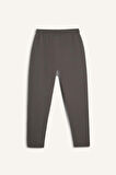 DeFactoFit Slim Fit Dar Kesim Fermuarlı Standart Paça Jogger Eşofman Altı 