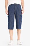 %100 Pamuk Regular Fit Jean Bermuda Şort