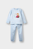 Kız Bebek Frozen Pijama Takımı Uzun Kollu Üst Uzun Alt 