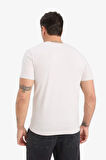 DeFacto Slim Fit Dar Kesim Bisiklet Yaka Esnek Kumaş Kısa Kollu Tişört E2635AX25SMGR293