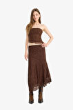 Coool Slim Fit Dar Kesim Straplez Dantel Atlet
