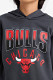 Erkek Çocuk NBA Chicago Bulls Kapüşonlu Sweatshirt