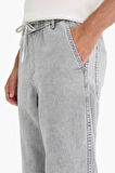 Wide Leg Geniş Paça Jean Kar Yıkamalı Pantolon