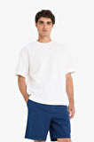 Relax Fit Gabardin Bermuda Şort