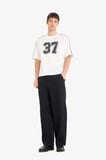 DeFacto %100 Pamuk Loose Fit Bisiklet Yaka Baskılı Kısa Kollu Tişört F0186AX25SMER105