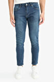 Pedro Slim Fit Dar Kalıp Normal Bel Dar Paça Jean Pantolon