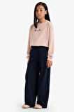 Kız Çocuk Wide Leg Geniş Paça Pantolon