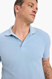 DeFacto %100 Pamuk Slim Fit Dar Kesim Polo Yaka Kısa Kollu Pamuklu Nakışlı Pike Polo Tişört E2633AX25SMBE493