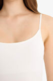 İnce Askılı Basic Düz Çıtçıtlı Body