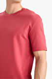 DeFacto %100 Pamuk Regular Fit Bisiklet Yaka Basic Düz Kısa Kollu Tişört E7961AX25AUBR238