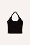 Slim Fit Dar Kesim Halter Yaka Atlet