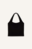 Slim Fit Dar Kesim Halter Yaka Atlet
