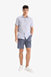 Pamuklu Kısa Kollu Gömlek