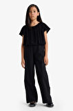 Kız Çocuk Wide Leg Geniş Paça Pantolon