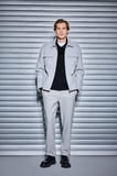 DeFacto Slim Fit Dar Kesim Polo Yaka Astarlı Fermuarlı Cepli Kışlık Mont F0461AX25AUGR370