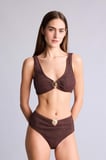 Regular Fıt Bürümcük Bikini Üstü