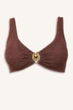 Regular Fıt Bürümcük Bikini Üstü