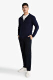 Regular Fit Düz Paça Chino Kanvas Pantolon