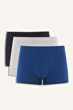 Regular Fit 3'lü Boxer