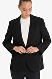 Regular Fit Düğmeli Blazer Ceket