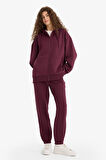 Oversize Geniş Kalıp Kapüşonlu Fermuarlı Sweatshirt