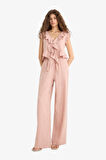 Wide Leg Çift Cepli Normal Bel Standart Boy Pantolon