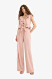 Wide Leg Çift Cepli Normal Bel Standart Boy Pantolon
