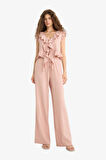 Wide Leg Çift Cepli Normal Bel Standart Boy Pantolon