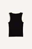 DeFacto Slim Fit Dar Kesim Yuvarlak Yaka Ribana Atlet F6276AX25SMBK27