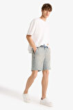 Relax Fit Jean Bermuda