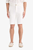 DeFacto %100 Pamuk Bermuda Şort D4268AX25SMWT32