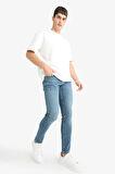 Pedro Slim Fit Dar Kalıp Normal Bel Dar Paça Jean Pantolon
