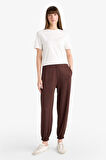 Jogger Fit Basic Düz Cepli Eşofman Altı