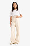 Kız Çocuk Baggy Fit Twill Pantolon