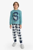 Snoopy Pijama Takımı Uzun Kollu Üst Uzun Alt Erkek Çocuk F3352A825WNGN1164