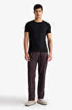 Slim Fit Dar Kesim Bisiklet Yaka Üst