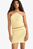 Slim Fit Dar Kesim Halter Yaka Atlet